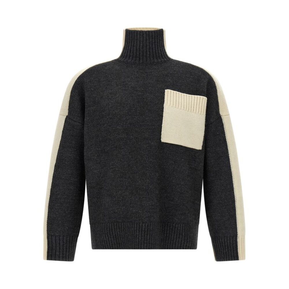 J.W.Anderson Gray Elastane Men's Cardigan